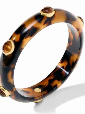 Julie Vos Carnaby Stone Bangle NWT Size Medium
